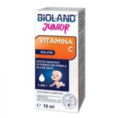 Bioland Junior Vitamina C picaturi, 10 ml, Biofarm